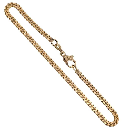 Armband Pansar, 18K guld, Balestra Italien, svensk kontrollstämpel, längd 19,5 cm, bredd 3 mm, tjocklek 1,3 mm, fint skick Vikt: 7,4 g
