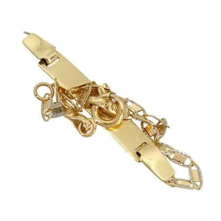 Armband, 14K guld, defekt Vikt: 1,7 g