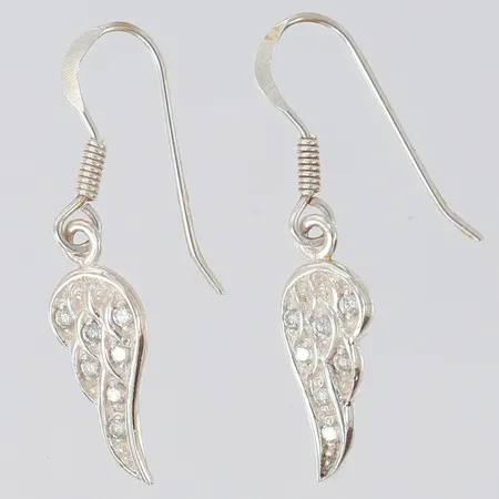 Ett par örhängen änglavingar, 30mm, 925/1000 silver Vikt: 2,1 g