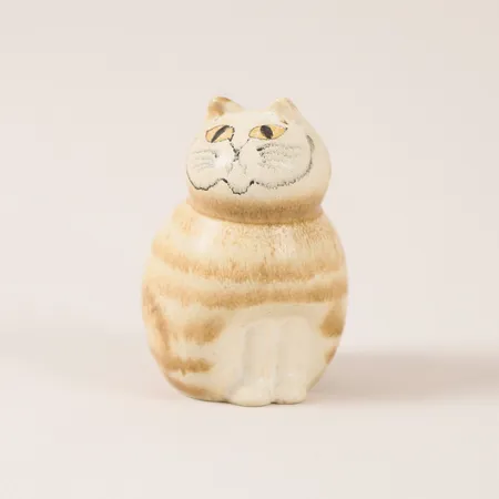 Figurin Lisa Larsson, "Mia Mini", stengods, höjd: 9cm, ej första sortering, tillverkningsdefekter