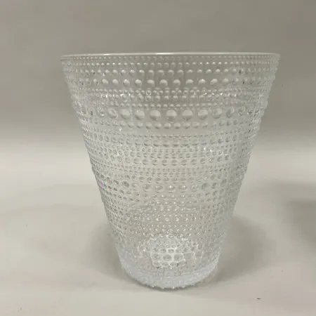 Vas, Kastehelmi, Oiva Toikka, Iittala, höjd 15cm, Ø 14cm, kartong Skickas med postpaket.
