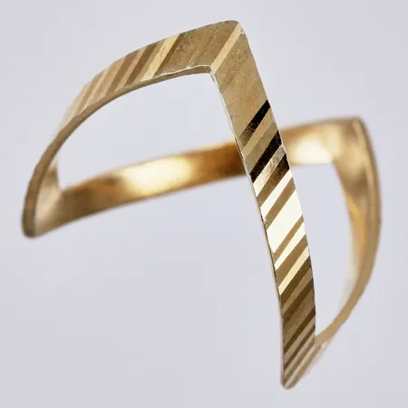 Ring JK, stl: 16½, bredd ca 3mm, förgyllt 925/1000 silver Vikt: 1,1 g