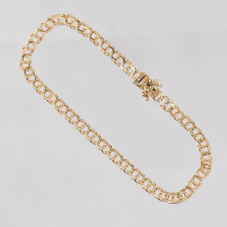 Armband Bismarck, 18cm, bredd ca 4mm, 18K Vikt: 4,8 g