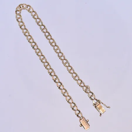 Armband Bismarck, längd 20 cm, bredd 4 mm, 18K. Vikt: 6,8 g