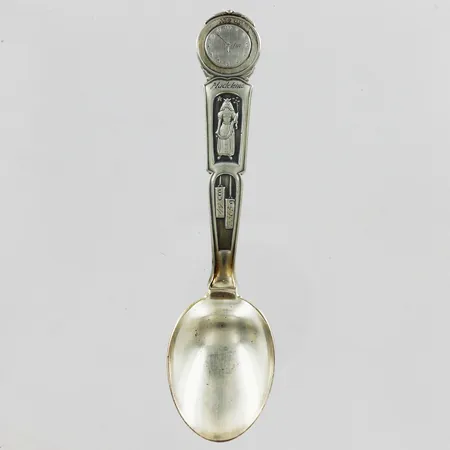 Dopsked, GAB, längd ca 14,5cm, gravyr, 830/1000 silver. Vikt: 31,4 g