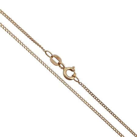 Halskedja Pansar, 18K guld, Balestra Italien, längd 42,0 cm, bredd 1 mm, någon liten ojämnhet Vikt: 1,8 g