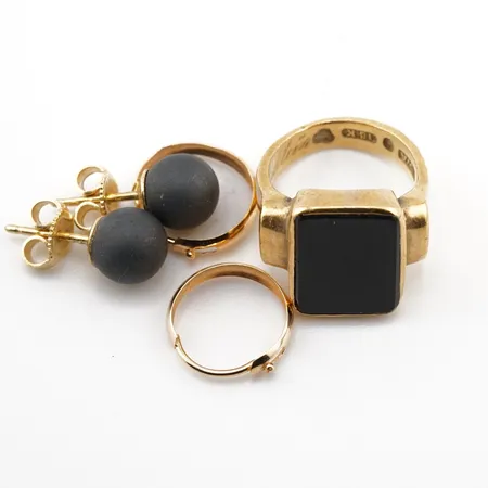 Diverse guld 18K bruttovikt:9,9gr Vikt: 9,9 g