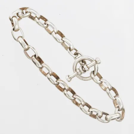 Armband Ankarlänk, längd 22cm, bredd 7mm, silver 925/1000 Vikt: 25,7 g