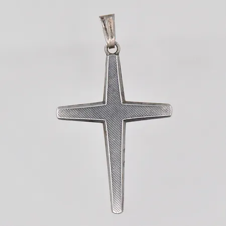 Hänge kors, 40x25mm, 835/1000 silver Vikt: 2,4 g