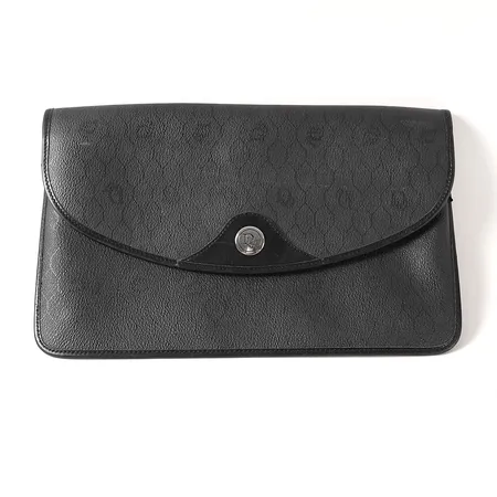 Kuvertväska, Dior, 1980-tal, ca 18x29cm, bruksslitage, märken/färgbortfall/fläckar.  Skickas med paket.