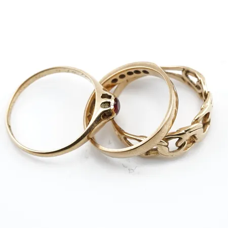 Diverse guld, 18k Vikt: 7 g