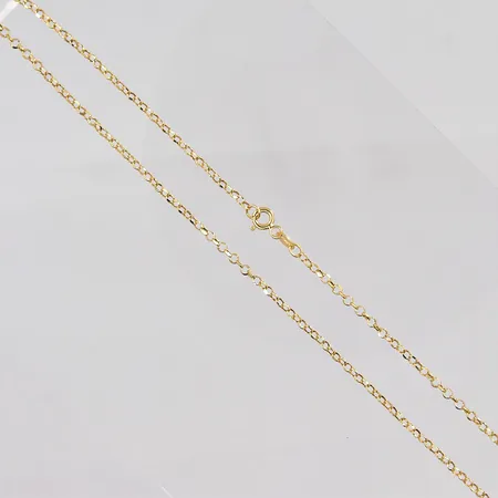 Kedja Ärtlänk, 40cm, bredd ca2,5mm, 18K Vikt: 1,5 g