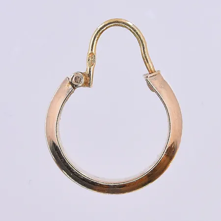 Ett separat örhänge, Ø11 mm, bredd 3 mm, 18K. Vikt: 0,5 g