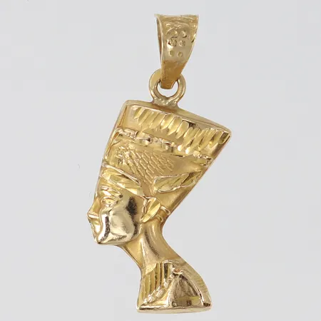 Hänge Nefertiti, 29mm, 14K Vikt: 1,6 g
