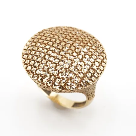 Ring, stl 18½(58), Ø24mm, 18k Vikt: 4,1 g