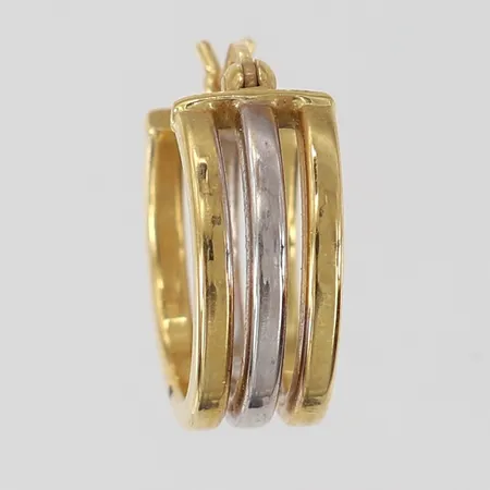 Ett udda örhänge trefärgat, Ø15mm, GHA, 18K Vikt: 1,5 g