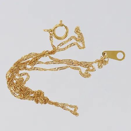 Kedja, defekt, 18K  Vikt: 0,8 g