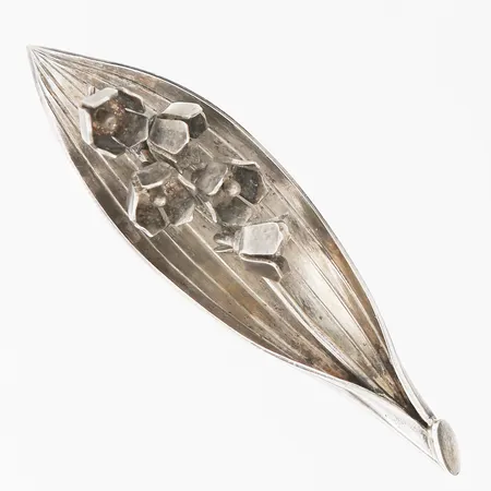 Brosch, längd: 68mm, bredd: 19mm, 830/1000 silver Vikt: 11,4 g