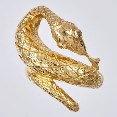 Ring stl: 13½, bredd ca 3-25mm, förgyllt 925/1000 silver Vikt: 6,8 g