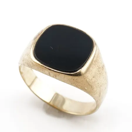 Ring m sten, stl 20(62), bredd 13mm, 8k Vikt: 4,8 g