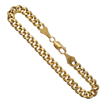 Armband Pansar, 18K guld, ej massiv modell, Svedbom & Co AB (KFS), längd 19,5 cm, bredd 6 mm, tjocklek 3,3 mm, några minimala intryckningar, fint skick Vikt: 13,1 g