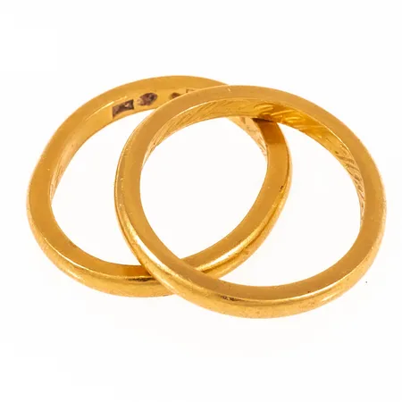 Diverse defekt / graverat guld 23K 6,5g. 