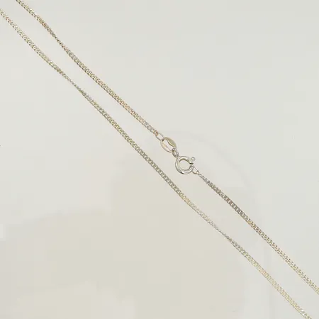 Halskedja pansar 42cm bredd 1,5mm Silver 925/1000 Vikt: 2,9 g