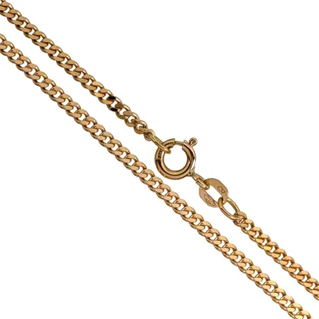 Halskedja Pansar, 18K guld, Balestra Italien, svensk kontrollstämpel, längd 51,0 cm, bredd 2,2 mm, fint skick Vikt: 9,5 g