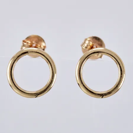 Ett par örhängen Ø 11mm, 18K Vikt: 1,2 g