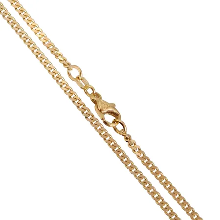 Halskedja Pansar, 14K guld, Balestra Italien, svensk kontrollstämpel, längd 70,5 cm, bredd 2,5 mm, fint skick Vikt: 16,2 g