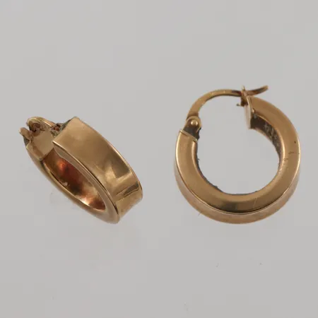 Örhängen paret 18k,diameter ca 15.7 mm. Vikt: 2,3 g