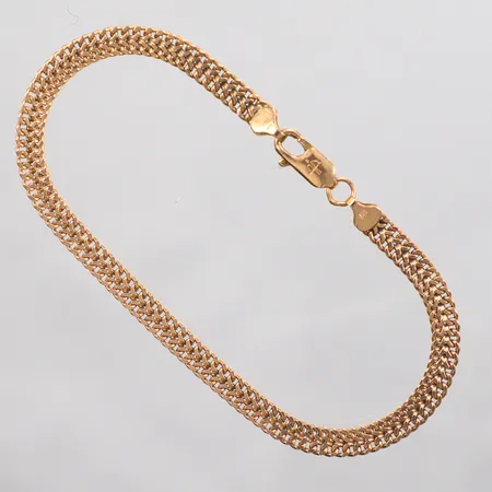 Armband Fiskbenslänk längd 19cm, bredd 4,4mm, Balestra, 18K Vikt: 6,4 g