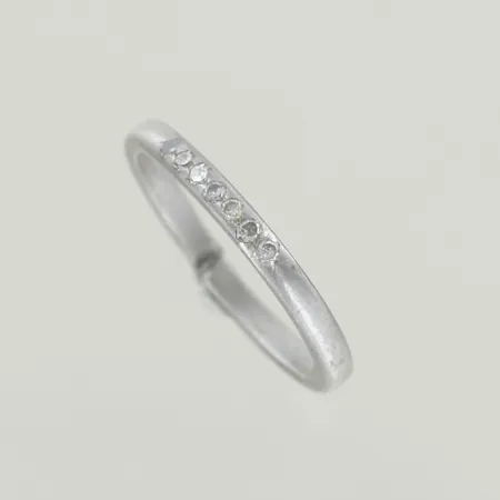 Ring, Ø 16 mm, avklippt, silver 925/1000 Vikt: 2,7 g