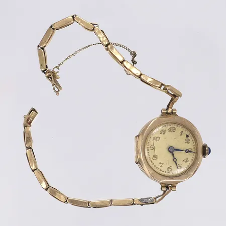 Damur defekt, 14K i boett 18K i länk, bruttovikt: 13,9g