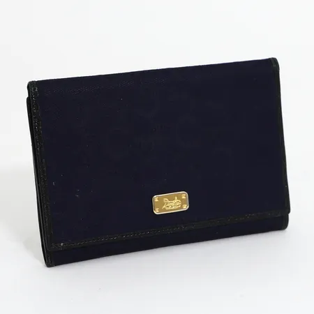 Plånbok Celine Paris, blå, mått 14,5x10cm, box, bruksslitage