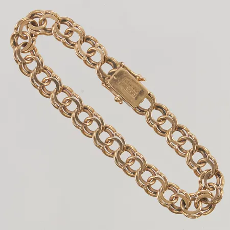 Armband Bismarck, 17cm, bredd:8mm, 18K 18,0g.