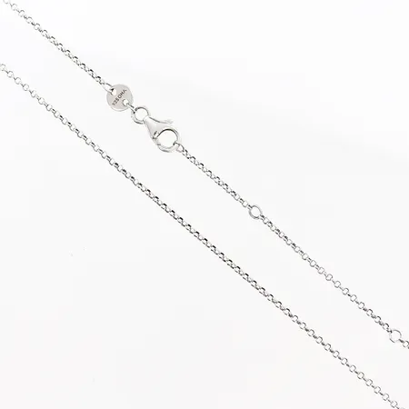Kedja Ankar, 49, 53, 55cm, bredd 1,5mm, GHA, silver 925/1000. Vikt: 3,1 g
