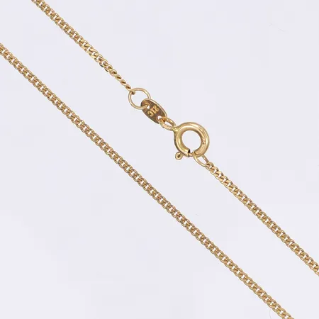 Halskedja Pansar längd 51cm bredd 1,5mm 21K Vikt: 4,5 g