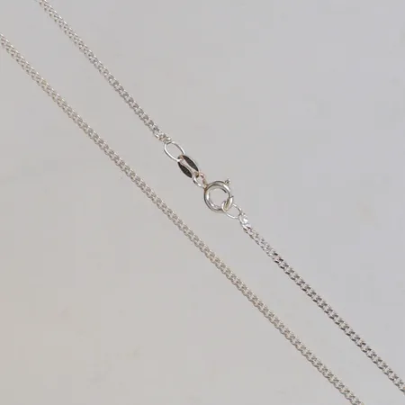 Kedja Pansar, längd 40cm, bredd 1,7mm, 925/1000 silver Vikt: 3,1 g