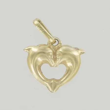 Hänge delfiner, längd 1,5 cm, 18K Vikt: 0,4 g