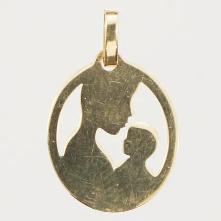 Hänge, längd 19mm, bredd 12,3mm, 18K Vikt: 0,5 g