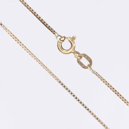 Halskedja Venezia längd 38cm bredd 1mm 9K Vikt: 1,6 g
