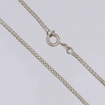 Halskedja längd 42cm bredd 2mm silver 925/1000 Vikt: 4,8 g