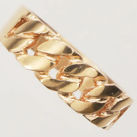 Ring Pansar, stl 21, bredd 4,7-6,8mm, 18K Vikt: 7,1 g