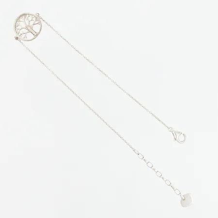 Armband Thomas Sabo med integrerat hänge livets träd, ställbar längd: 19-22cm, kedjans bredd: 1mm, silver 925/1000 Vikt: 2,1 g