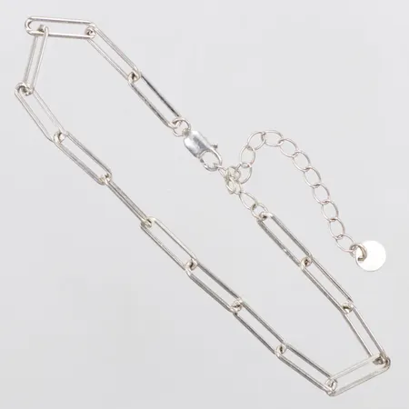 Armband 16-21cm, bredd 3,4mm, 925/1000 silver Vikt: 2,4 g