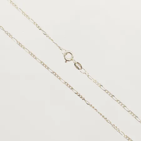 Kedja Figaro, ca 42cm, bredd 1,8mm, Guldfynd, 925/1000 silver Vikt: 2,8 g