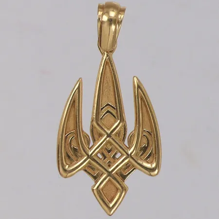 Hänge, längd 45mm, bredd 22mm, 18K Vikt: 13 g