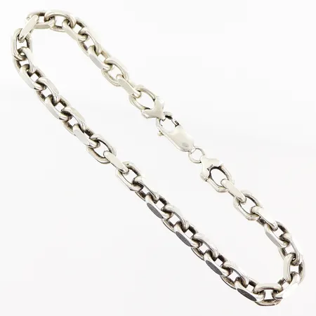 Armband Ankar 22cm, bredd 6mm, GHA, silver 925/1000 Vikt: 21,2 g