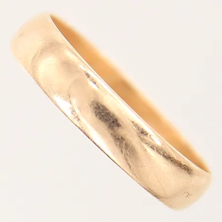 Ring slät, stl 21, bredd 5mm, gravyr, 18K Vikt: 4,4 g